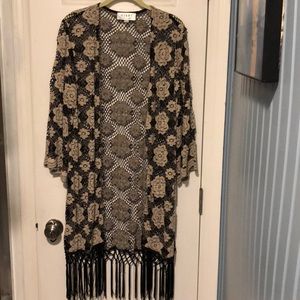 Nikki Poulous Lace Duster